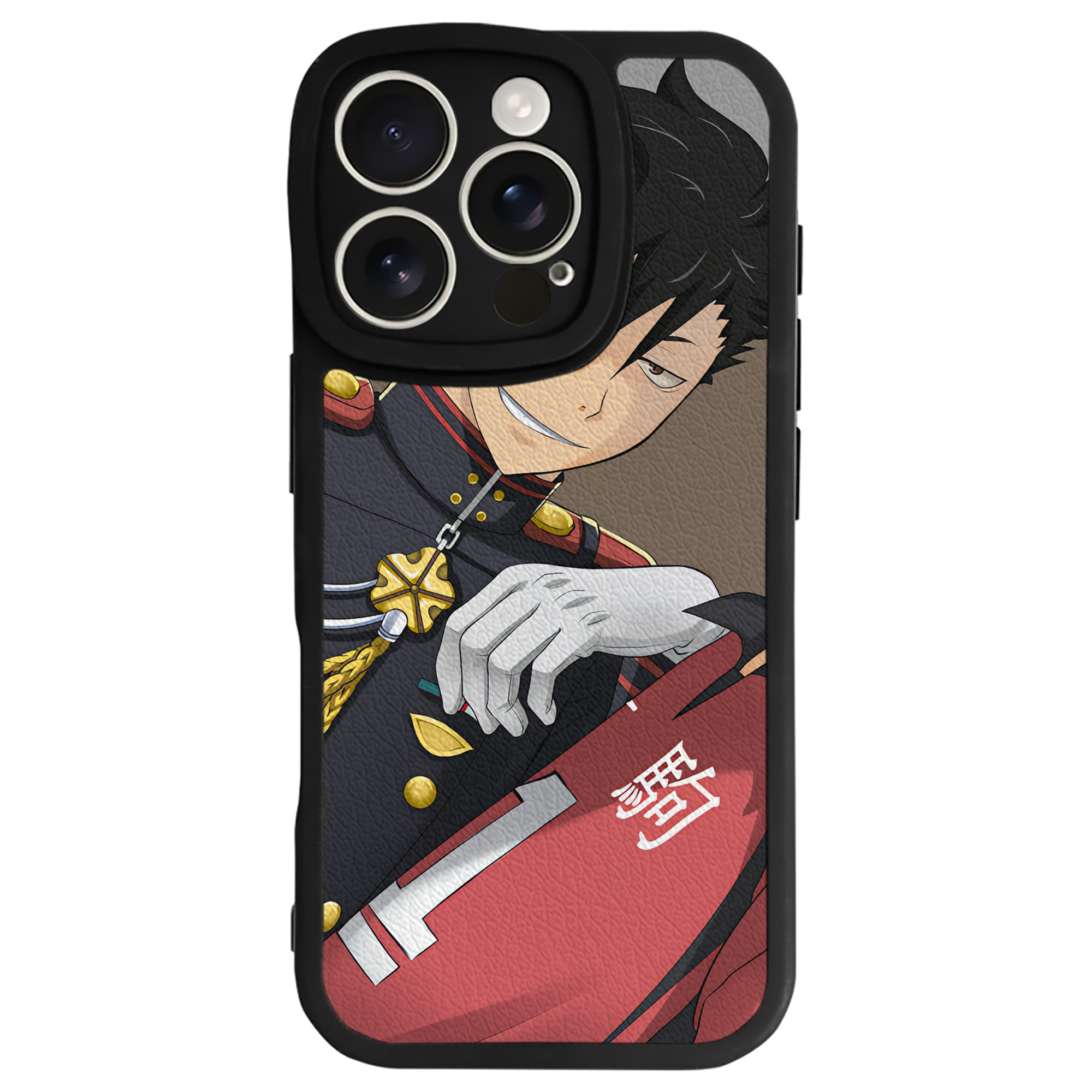 （画像用） ハイキュー!! Haikyu!! 【iPhone 16シリーズ対応】シリコンスマホケース（レザー調） 材質：シリコン
